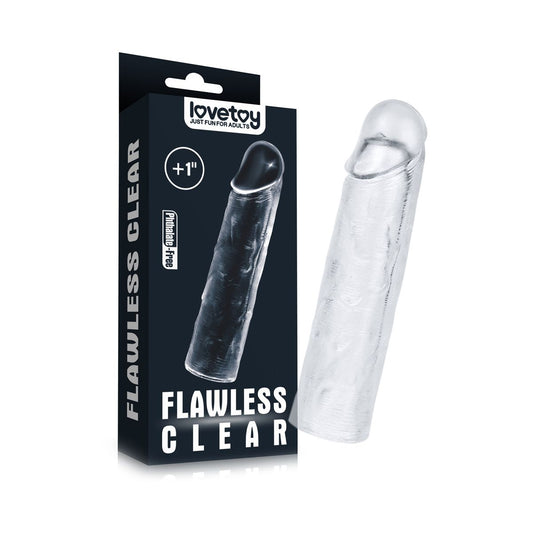 Lovetoy Flawless Clear Penis Sleeve – 1 Inch Extender