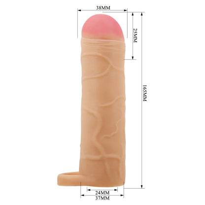 Party Up OWEN 1 Inch Penis Extender Sleeve with Ball Strap
