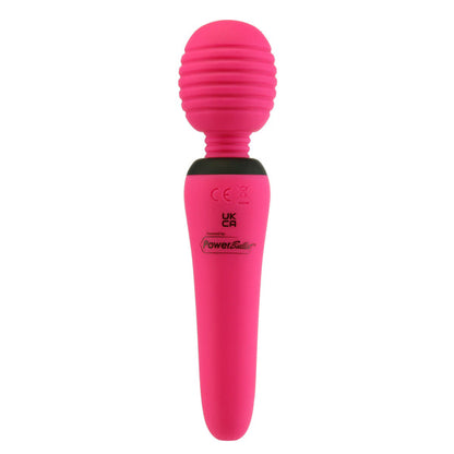 PalmPower Groove mini rechargeable wand vibrator back view