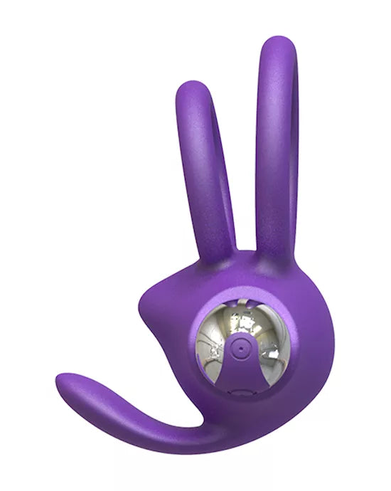 Amore Pillow Talk Vibrating Cock Ring - Pink/Purple