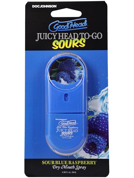 GoodHead - Juicy Head Dry Mouth Spray To-Go - Sour Blue Raspberry