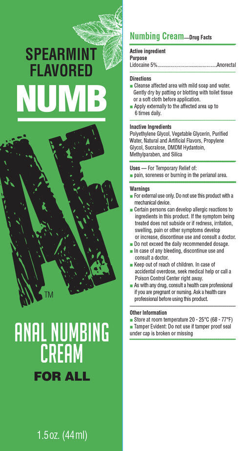Numb AF - Anal Numbing Cream