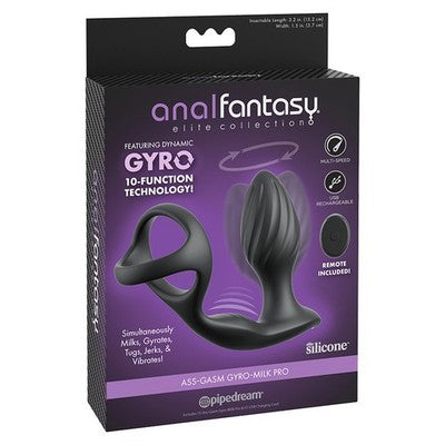 Anal Fantasy Elite Ass-Gasm Gyro-Milk Pro – Black 🖤🔥