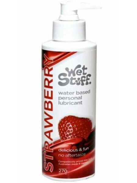 Wet Stuff Water Based Lubrication Strawberry 270g