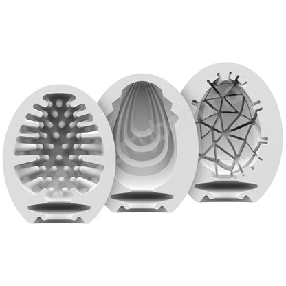 Satisfyer Masturbator Eggs Assorted 3 Pc