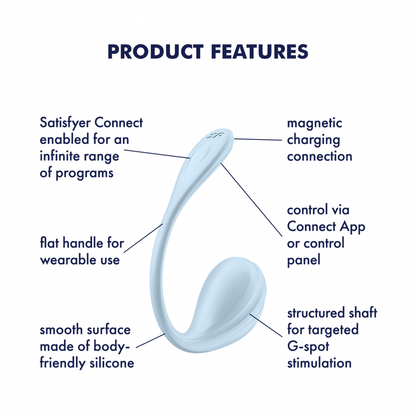 Satisfyer Smooth Petal Wearable Vibrator G-Spot Vibrator
