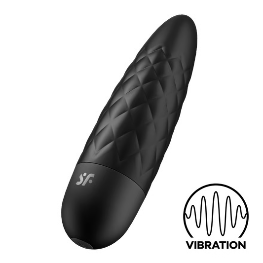 Satisfyer Ultra Power Bullet 5 black front view