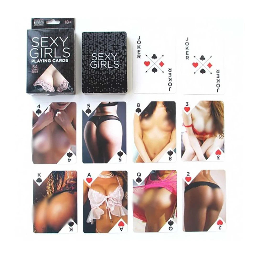 Sexy Girls Playing Cards deck and card backs