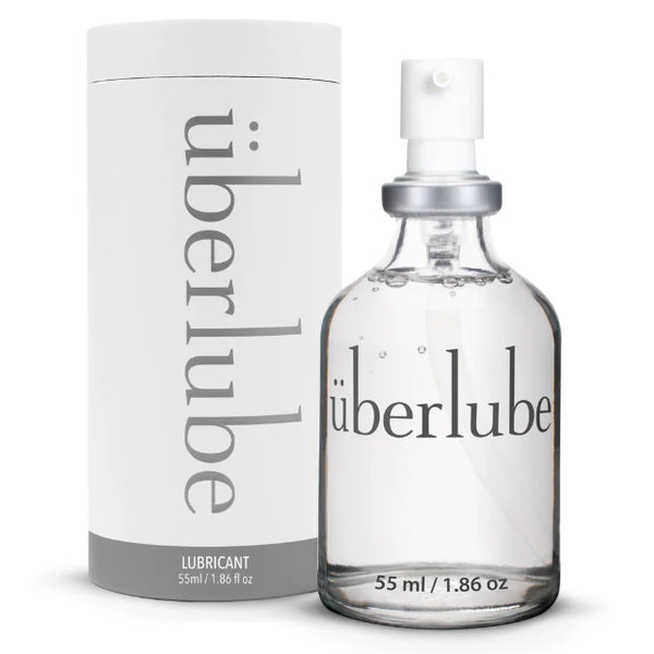 Überlube silicone lubricant bottle and packaging