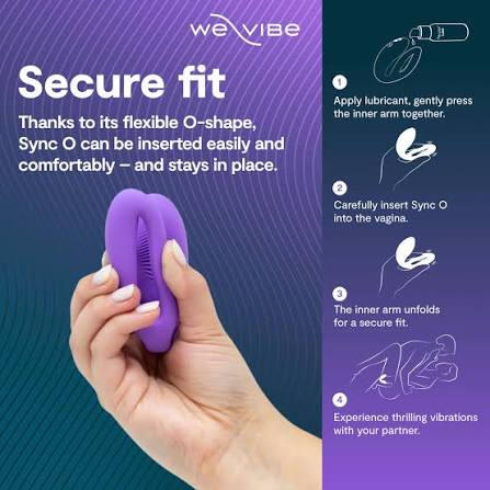 We-Vibe Sync O light purple alternate view