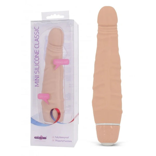 Seven Creations Mini Silicone Classic Vibrator - Tapered End