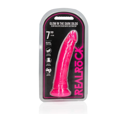 RealRock 7" Glow In The Dark Dildo