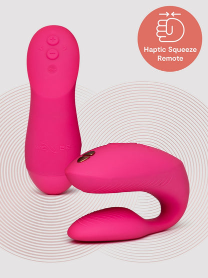 We-Vibe Chorus Pro couples vibrator in Electric Pink with remote