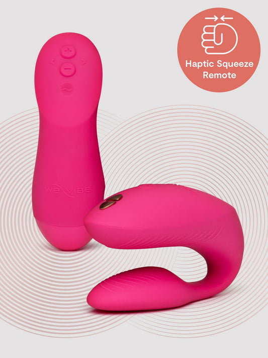 We-Vibe Chorus Pro couples vibrator in Electric Pink with remote