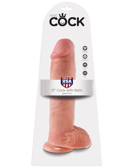 King Cock 11" with Balls