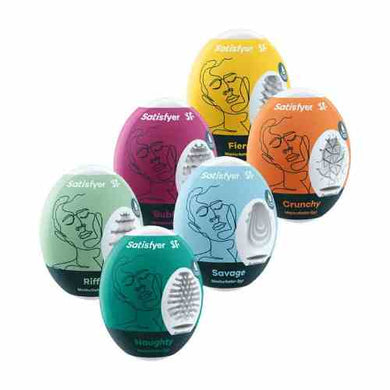 Satisfyer Masturbator Eggs Assorted 3 Pc