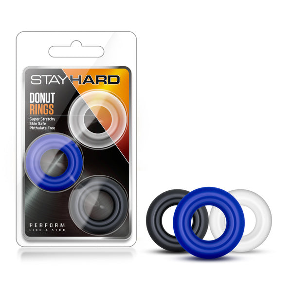 Stay Hard Donut Rings (3 Pack)