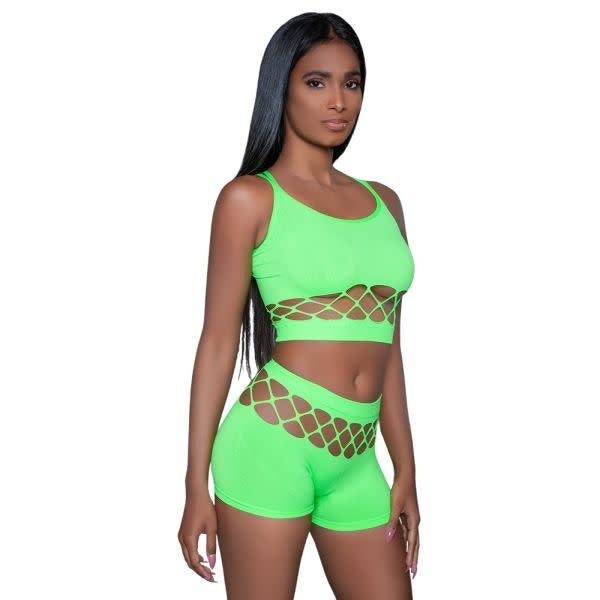Be Wicked Palmer 2 Piece Set. Green