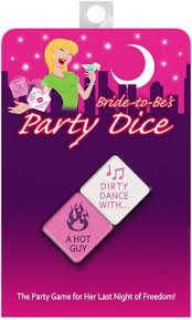 Bride-to-Be's Party Dice