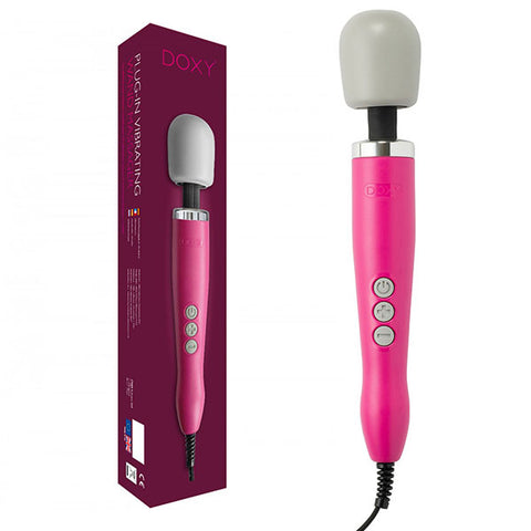 DOXY PLUG-IN VIBRATING WAND MASSAGER - Black Available