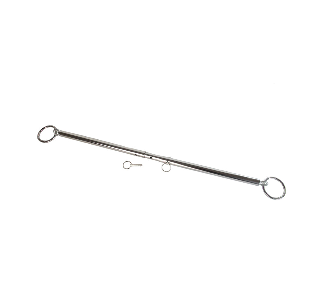 Love In Leather - Adjustable bar shackle with rings
