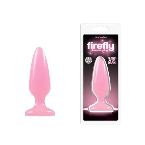 Firefly Pleasure Plug Glow In The Dark Medium Pink