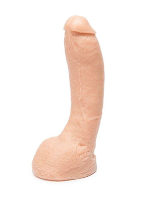 VAC-U-LOCK REALISTIC STRYKER DILDO - WHITE - 9.4 INCH